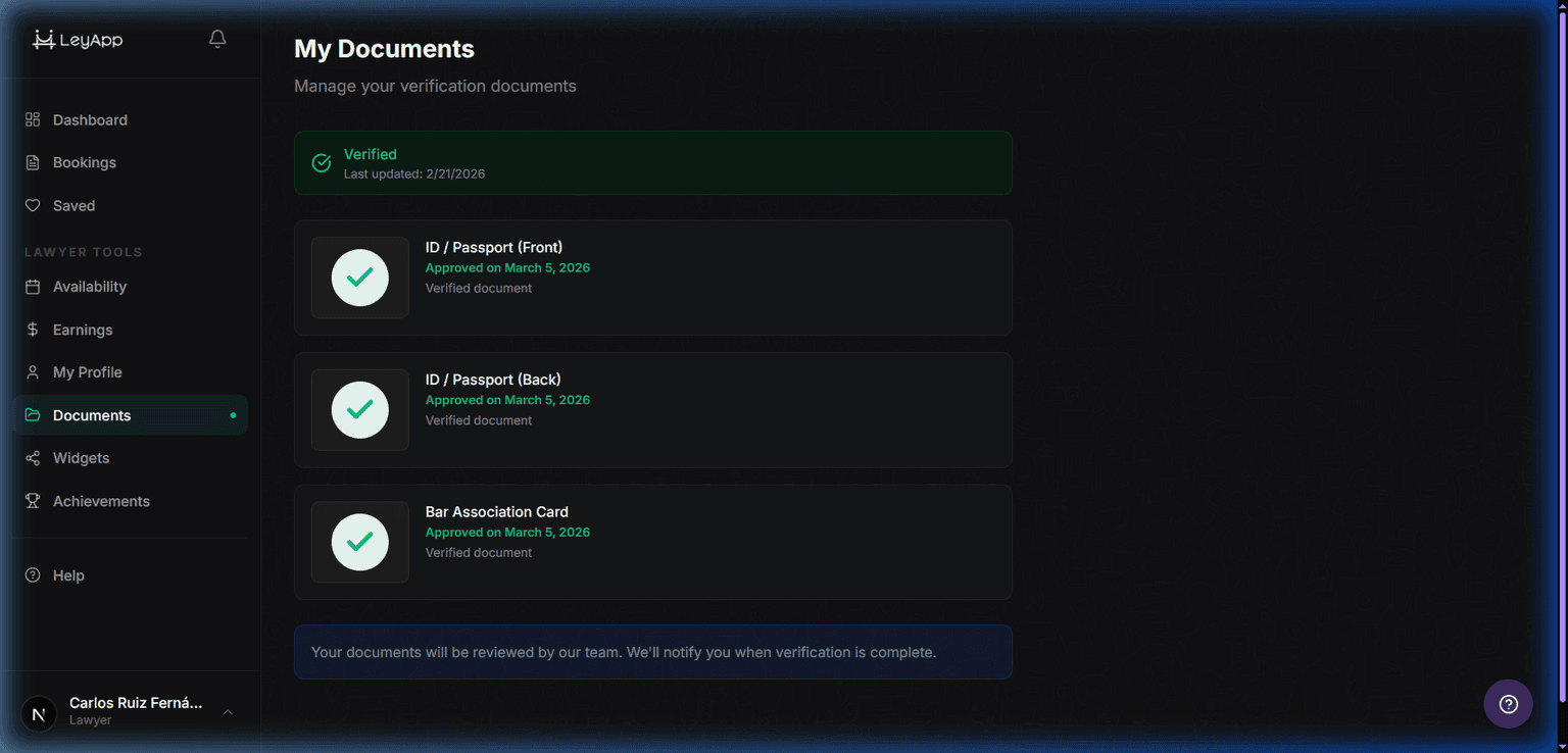 Verified badge screenshot