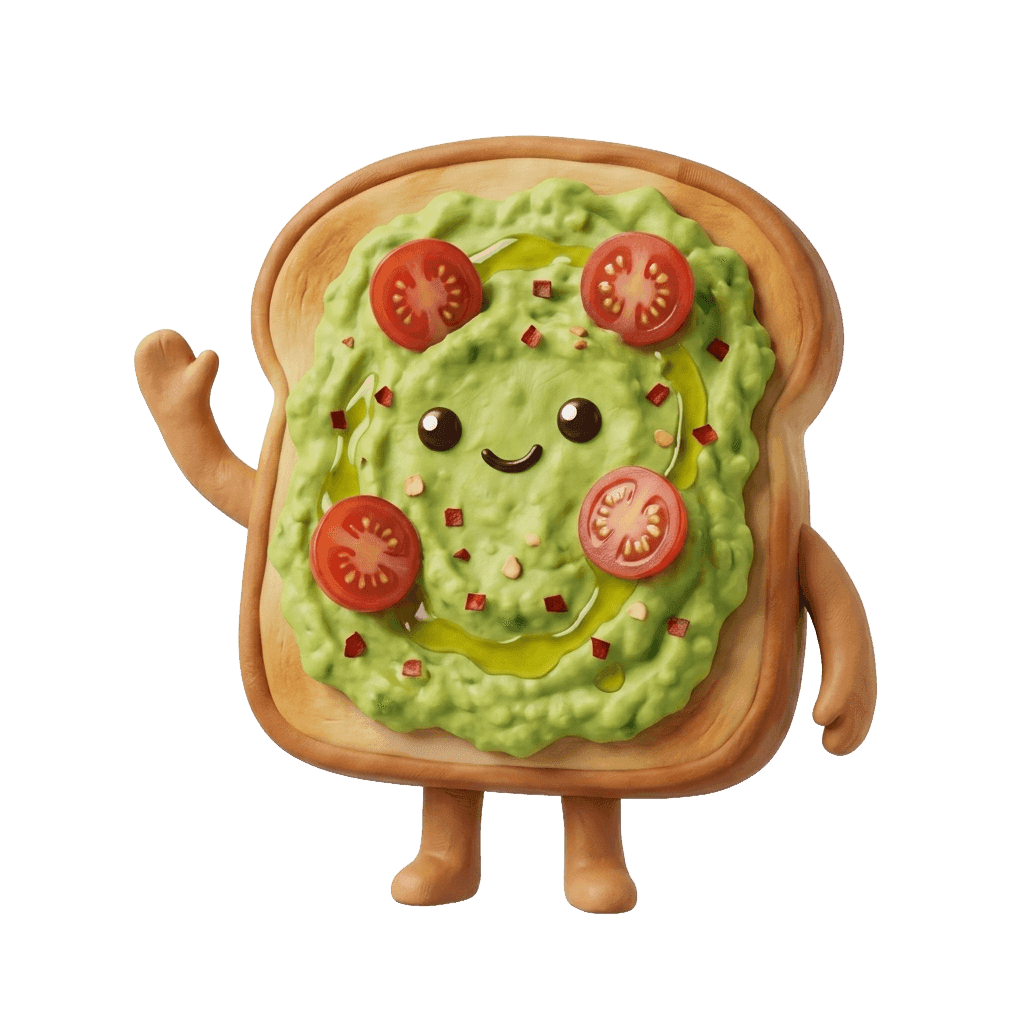 Toasty, LeyApp's AI assistant mascot, waving hello